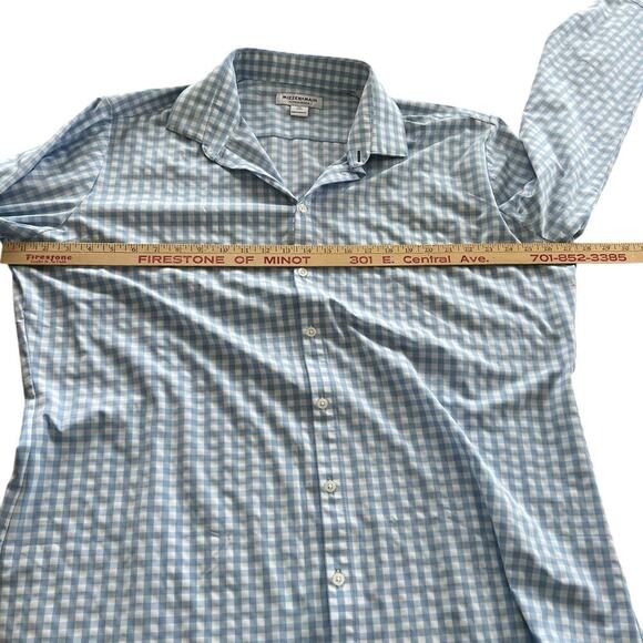 Mizzen + Main Performance Menswear, blue, button-down shirt, men's size XXL - Picture 5 of 5
